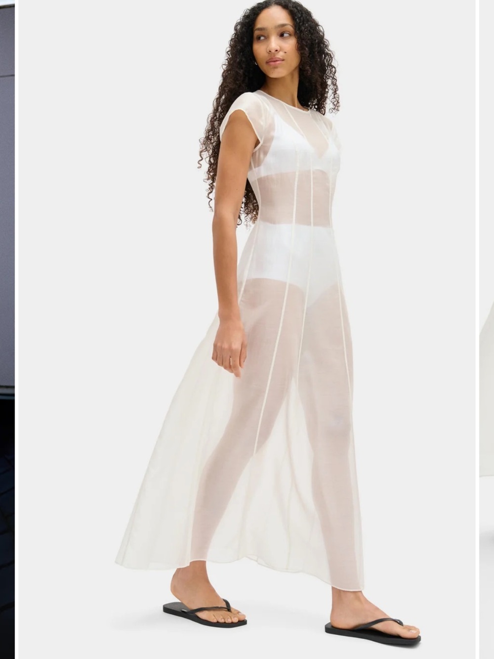 ALIGNE Carly Sheer Maxi Dress NWT - Picture 4 of 9